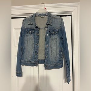 cato women’s denim jacket size medium